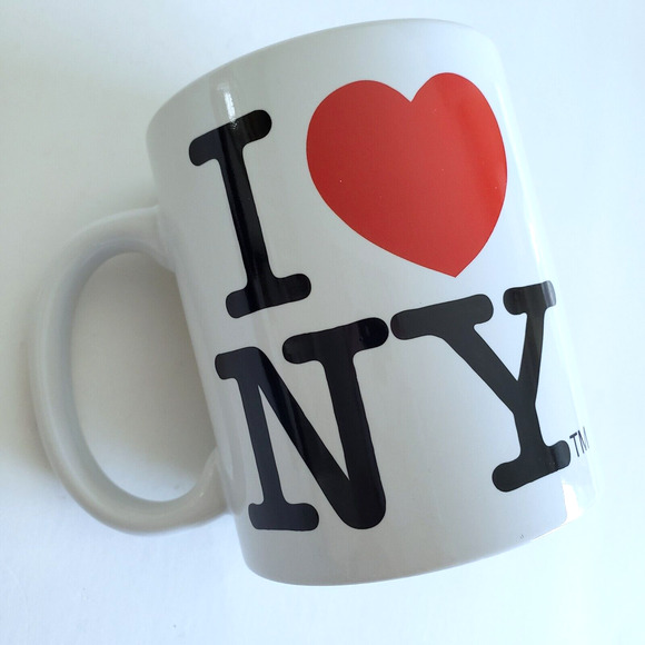 I Love New York Coffee Cup White Red Heart Classic Souvenir Cup New York City - Picture 1 of 10